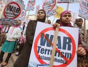 Marching against U.S. wars at home and abroad in New York City